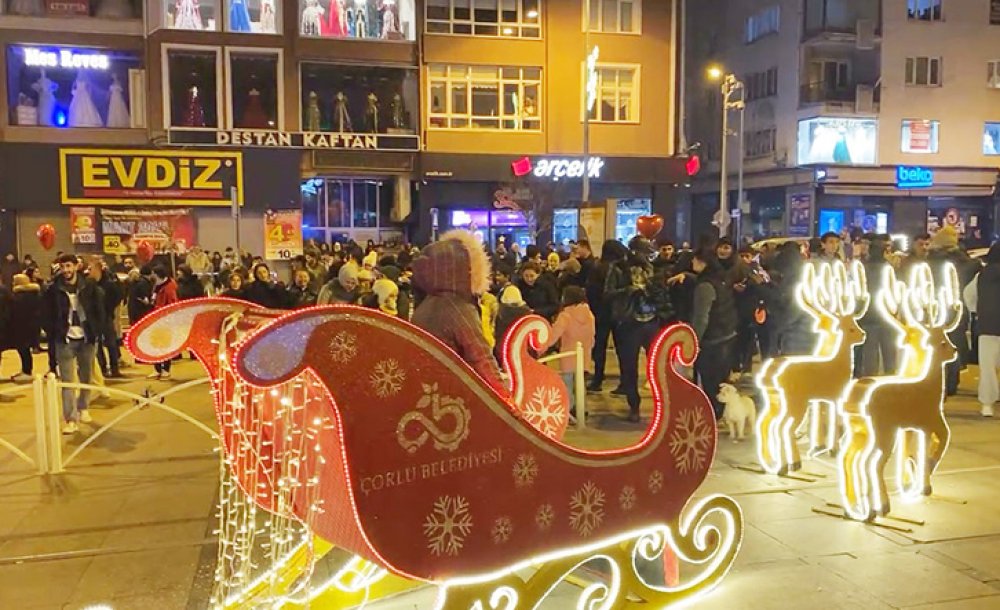 Çorlu'da Yeni Yıl Coşkusu Yaşandı 