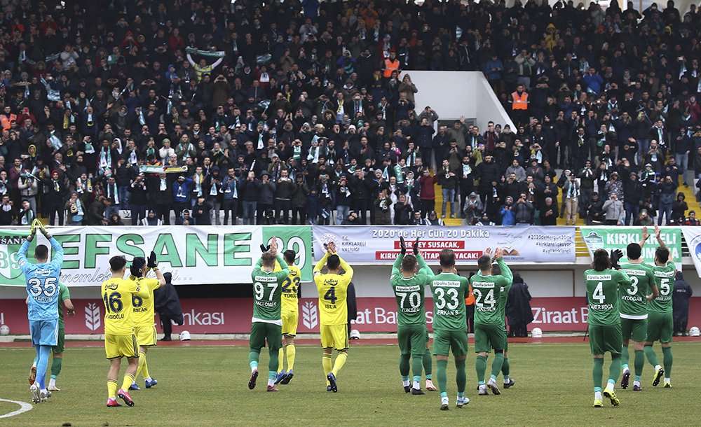 Gmg Kırklarelispor: 0 - Fenerbahçe: 3