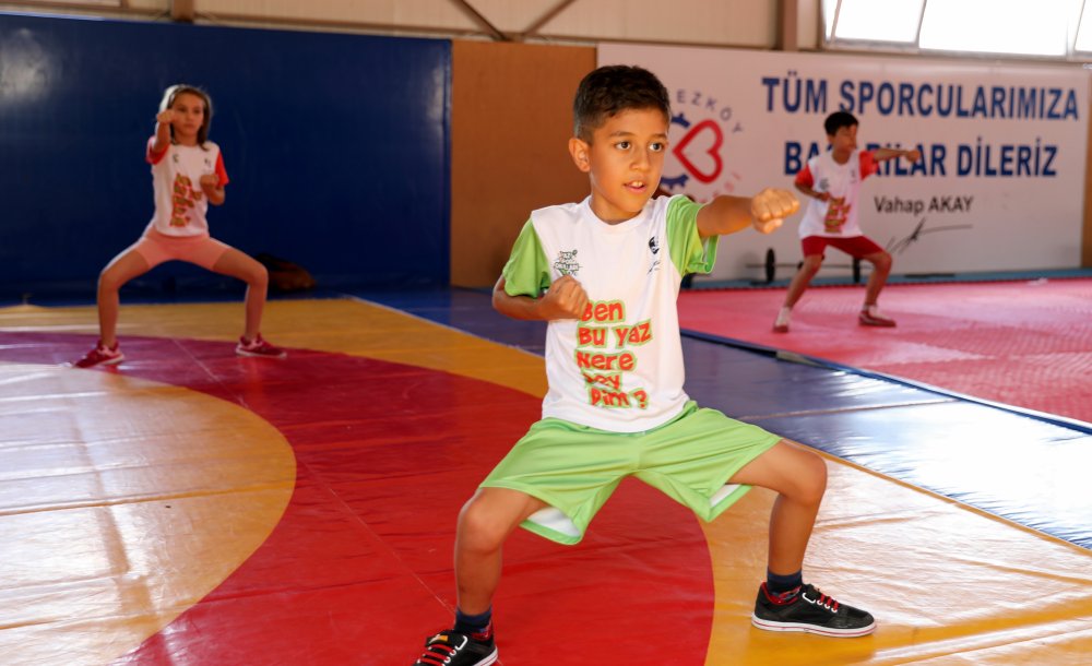 Çerkezköy'de Yaz Spor Okulunun 2'Inci Dönemi Başladı