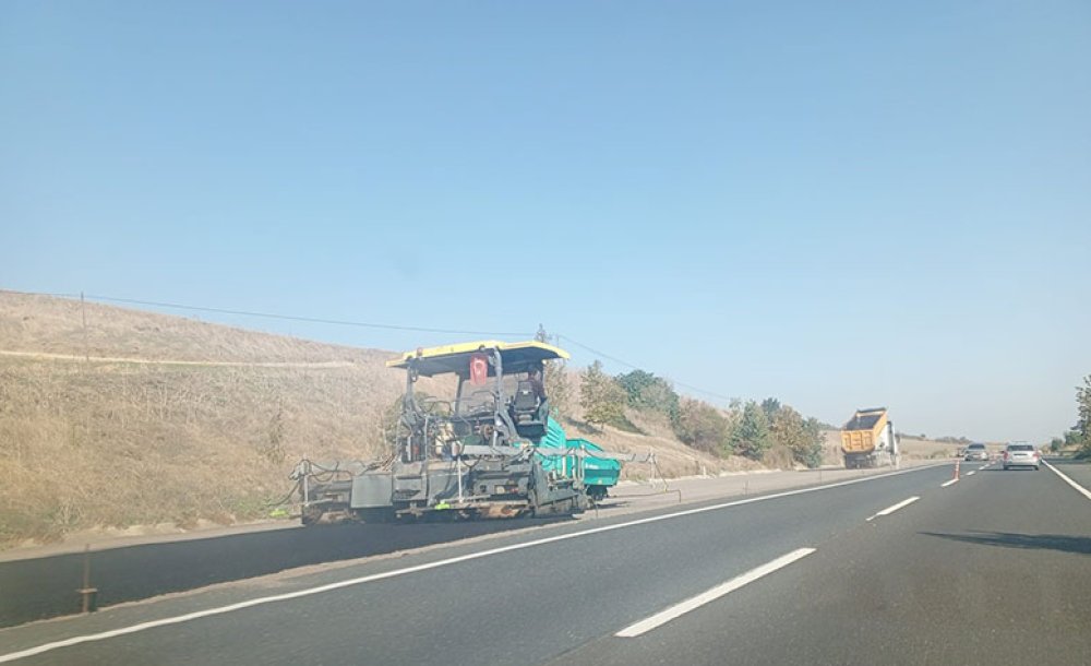 Çorlu Tekirdağ Yolunda Çalışma 