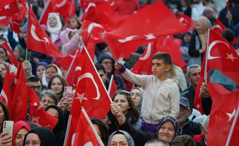 Ergene'de 29 Ekim Coşkuyla Kutlandı