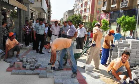 Tekirdağ Belediyesi 208 Bin Metre Kare Parke Taş Döşedi