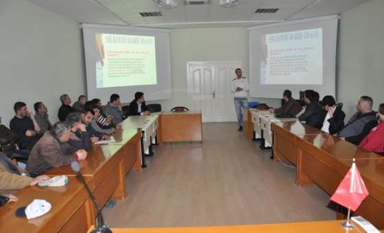 Malkara'da Temel Iş Sağlığı Ve Güvenliği Eğitimi Verildi