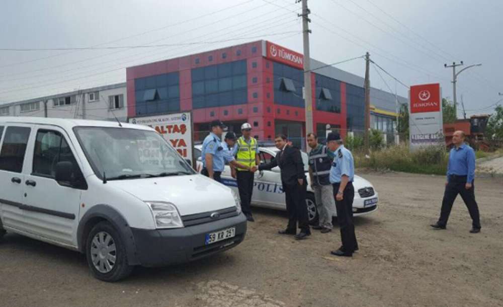 Kaymakam Kızıltoprak Yol Kontrol Ve Arama Faaliyetlerini Denetledi