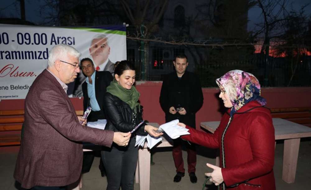 Başkan Yüksel Bu Yılda Geleneği Bozmadı