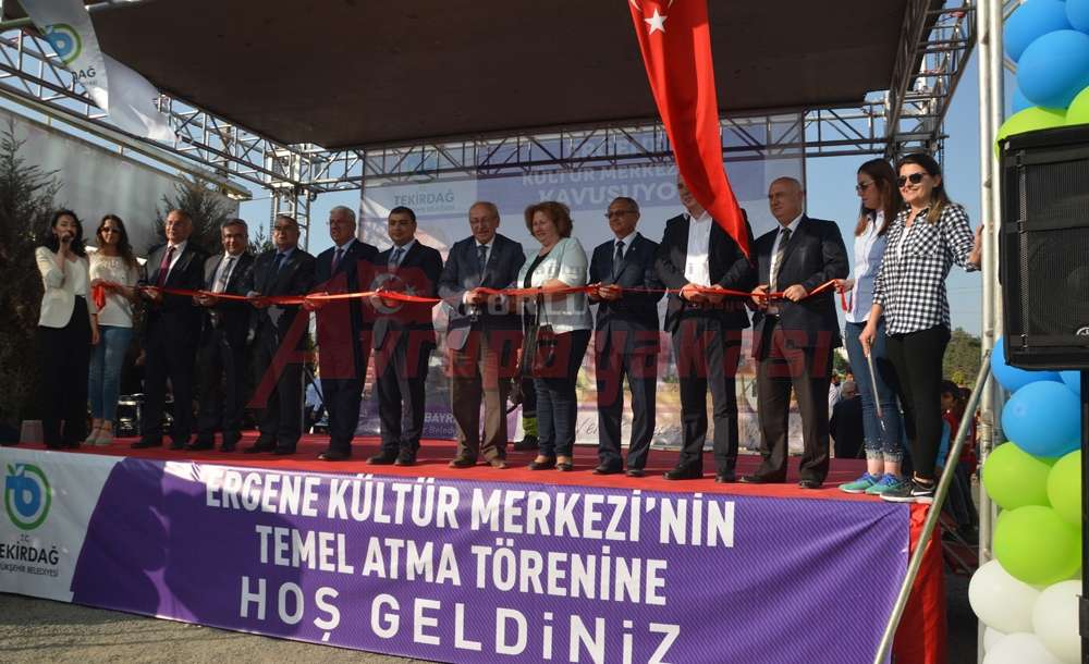 Ergene Kültür Merkezi'nin Temeli Törenle Atıldı