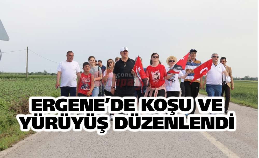 Ergene'de Koşu Ve Yürüyüş Düzenlendi