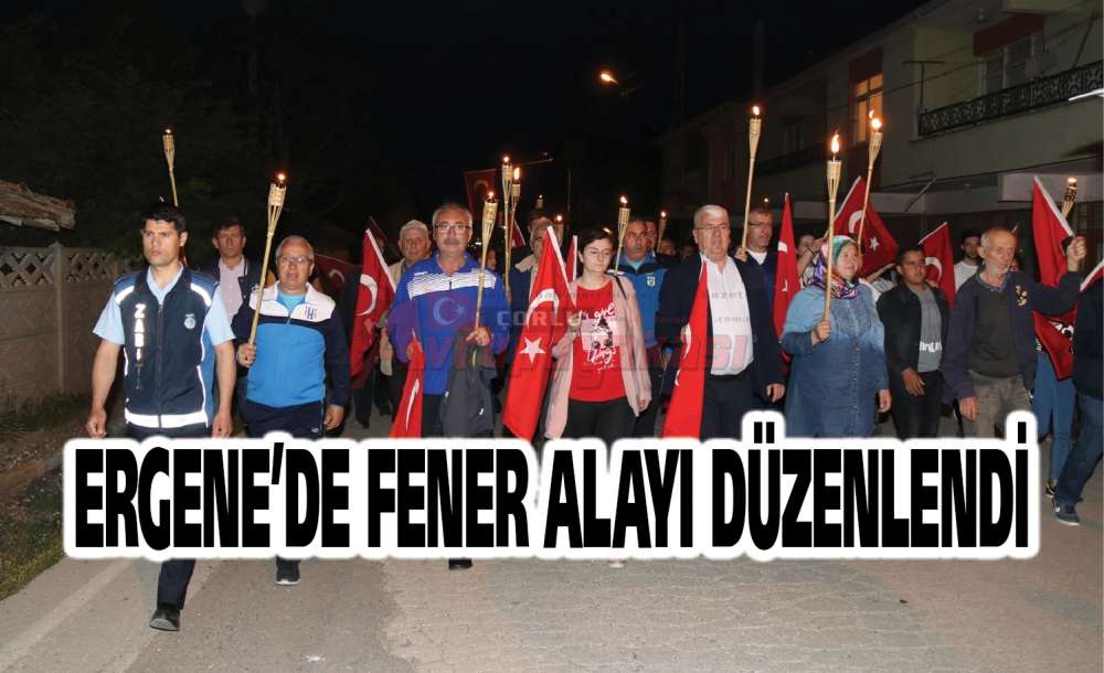 Ergene'de Fener Alayı Düzenlendi