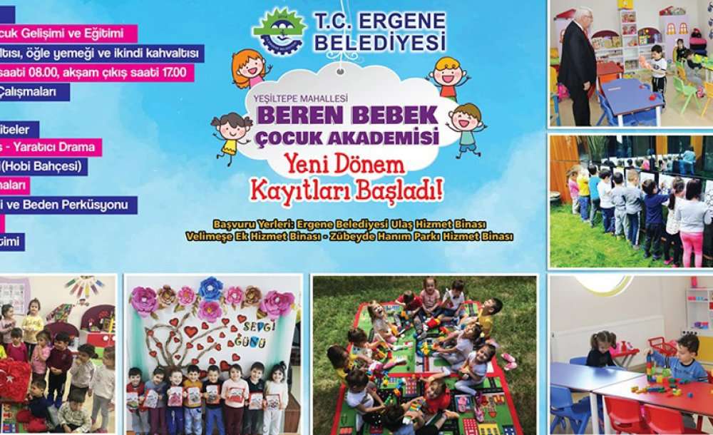 Beren Bebek Çocuk Akademisinde Yeni Dönem Kayıtları Başladı