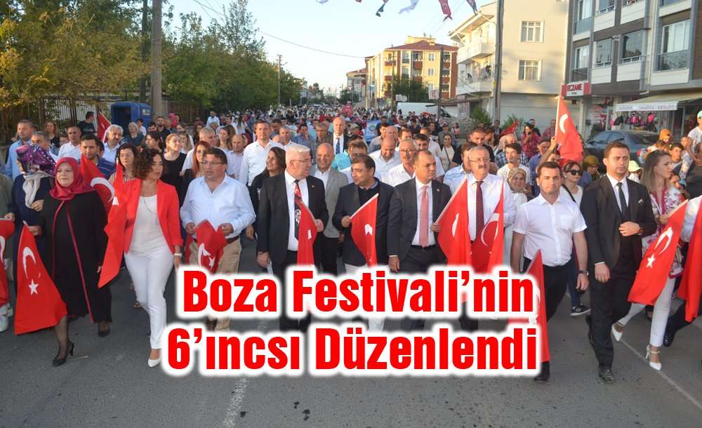 Boza Festivali'nin 6'ıncsı Düzenlendi 