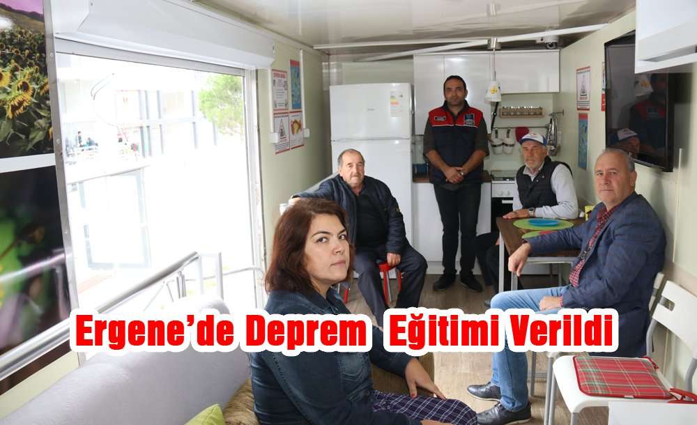 Ergene'de Deprem Eğitimi Verildi