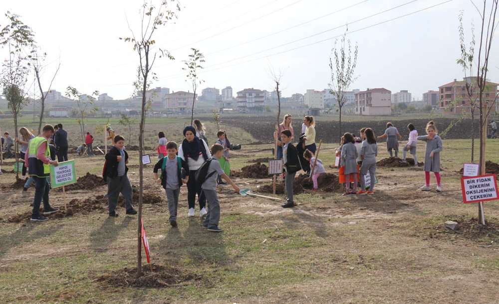 Ergene'de 450 Fidan Yarın Nefes Olacak