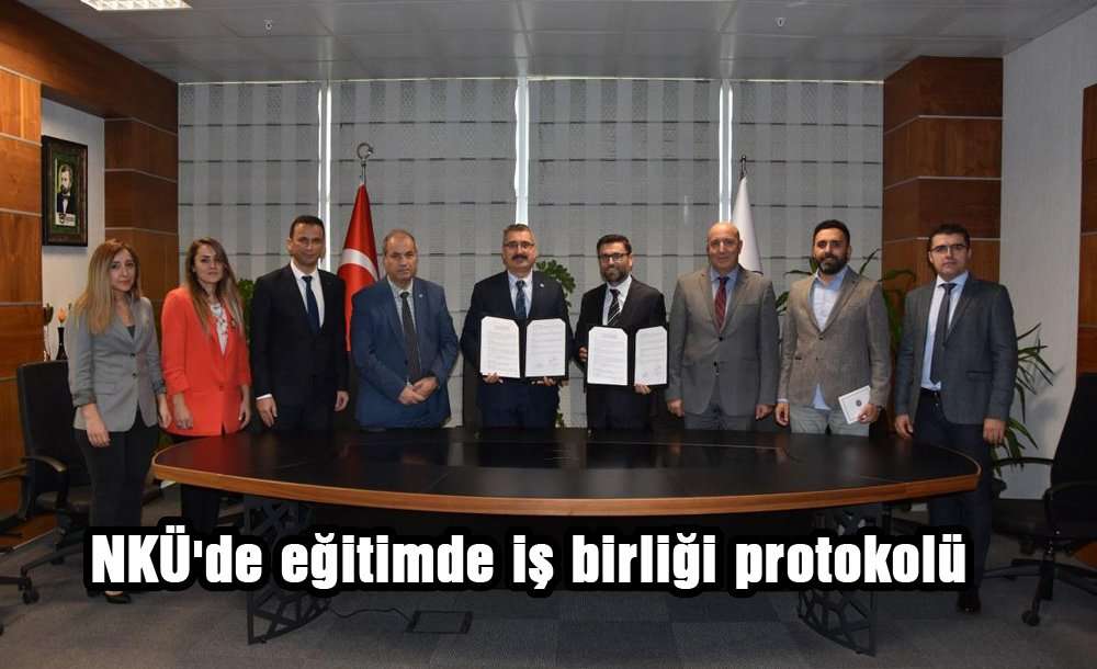 Nkü'de Eğitimde Iş Birliği Protokolü