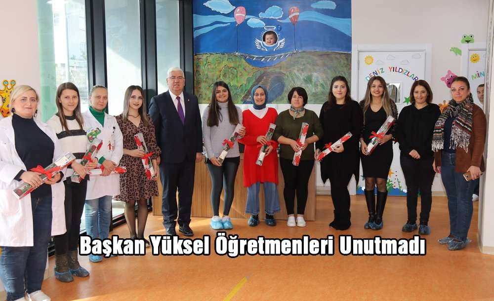 Başkan Yüksel Öğretmenleri Unutmadı