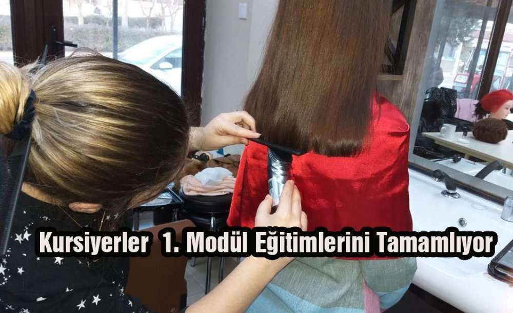 Kursiyerler 1.modül Eğitimlerini Tamamlıyor