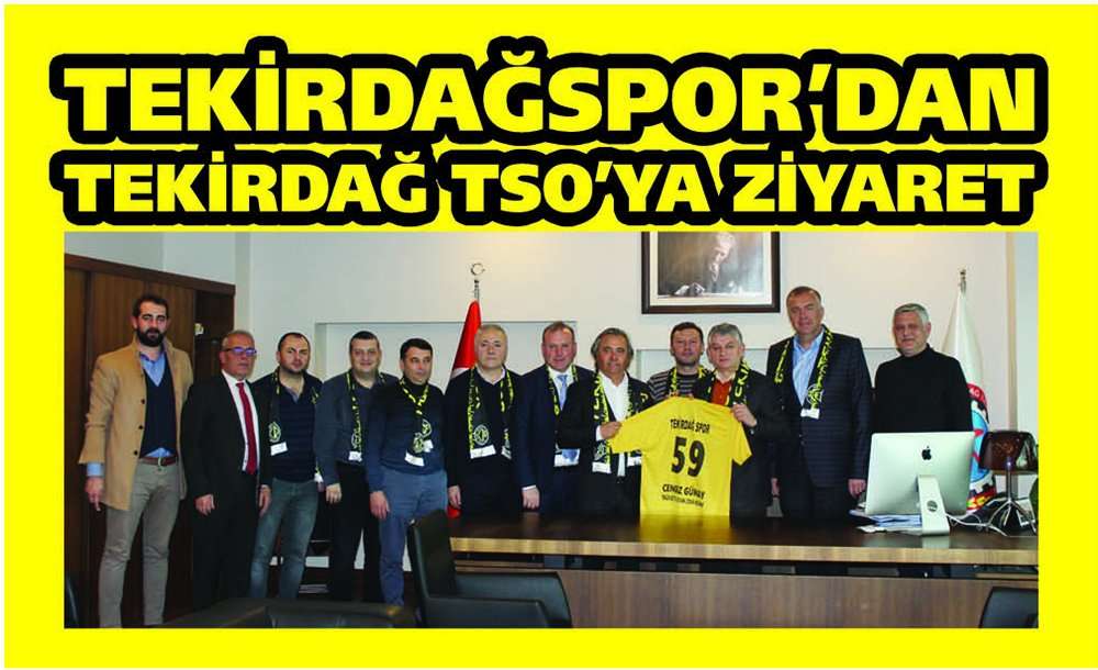 Tekirdağspor'dan Tekirdağ Tso'ya Ziyaret