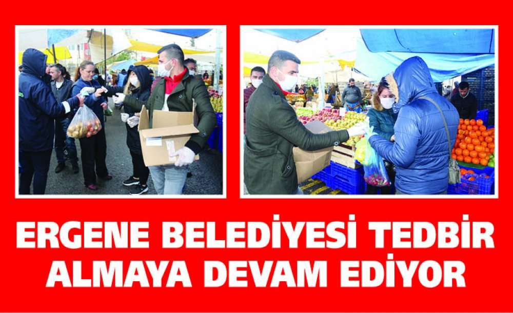 Ergene Belediyesi Tedbir Almaya Devam Ediyor