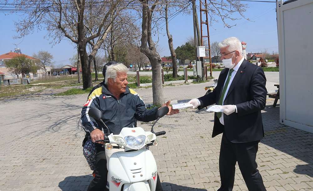 Maskeler Bir Çok Muhtarlığa Teslim Edilmeye Başlandı