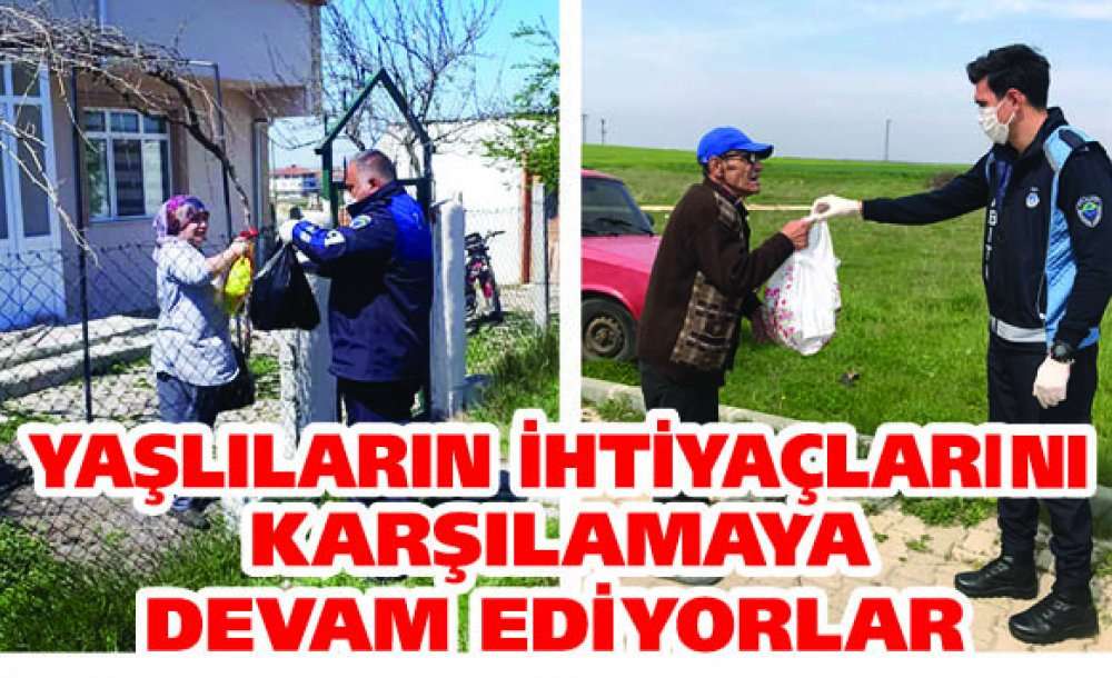 Yaşlıların İhtiyaçları Karşılamaya Devam Ediliyor