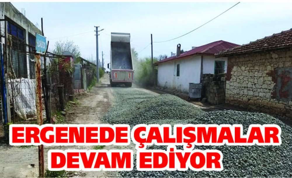 Ergene'de Çalışmalar Devam Ediyor