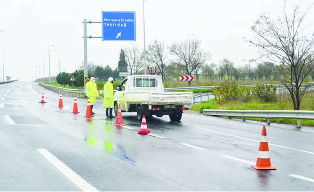 Tekirdağ'da Seyahat Kısıtlaması Kaldırıldı 