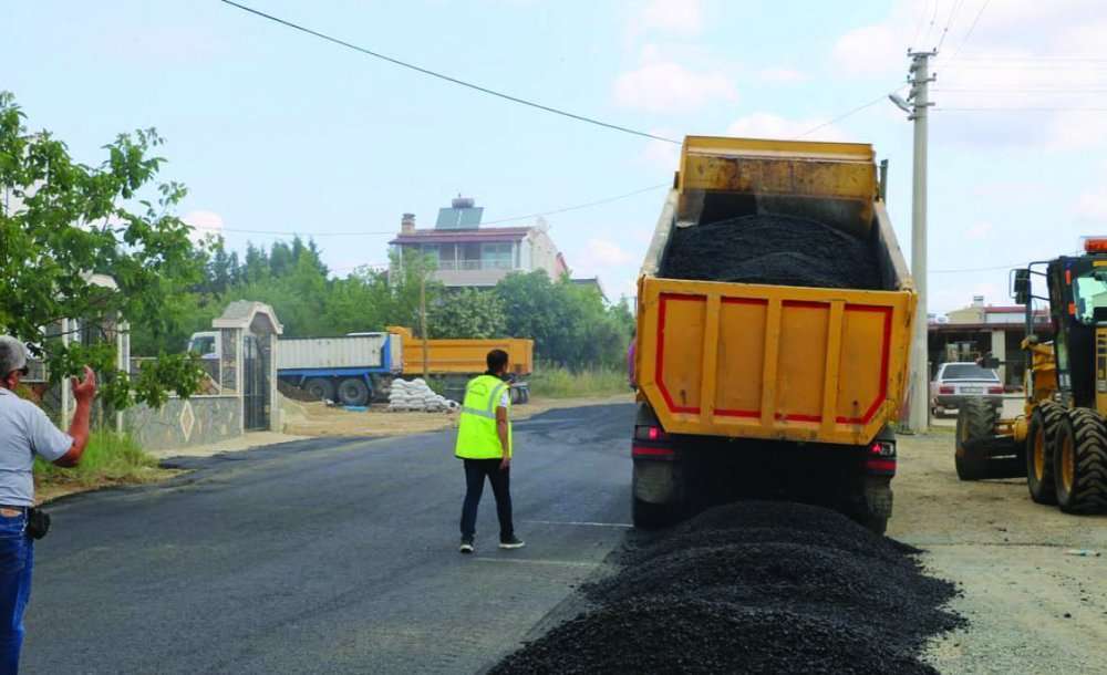 Marmaraereğlisi'nde Yol Yapım Çalışmaları Sürüyor