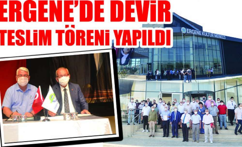 Ergene'de Devir Teslim Töreni Yapıldı 