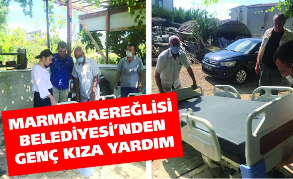 Marmaraereğlisi Belediyesi'nden Genç Kıza Yardım