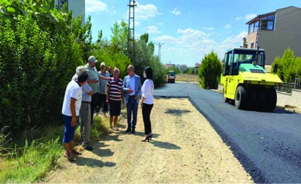 Marmaraereğlisi'nde Yol Çalışmaları Sürüyor