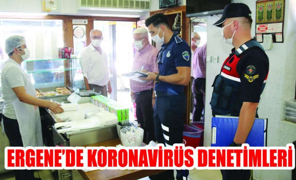 Ergene'de Koronavirüs Denetimleri