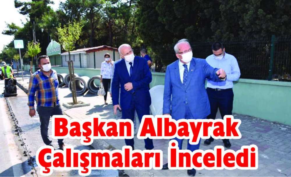 Başkan Albayrak Çorlu'da Çalışmaları İnceledi