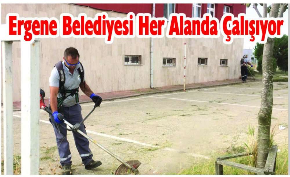 Ergene Belediyesi Her Alanda Çalışıyor