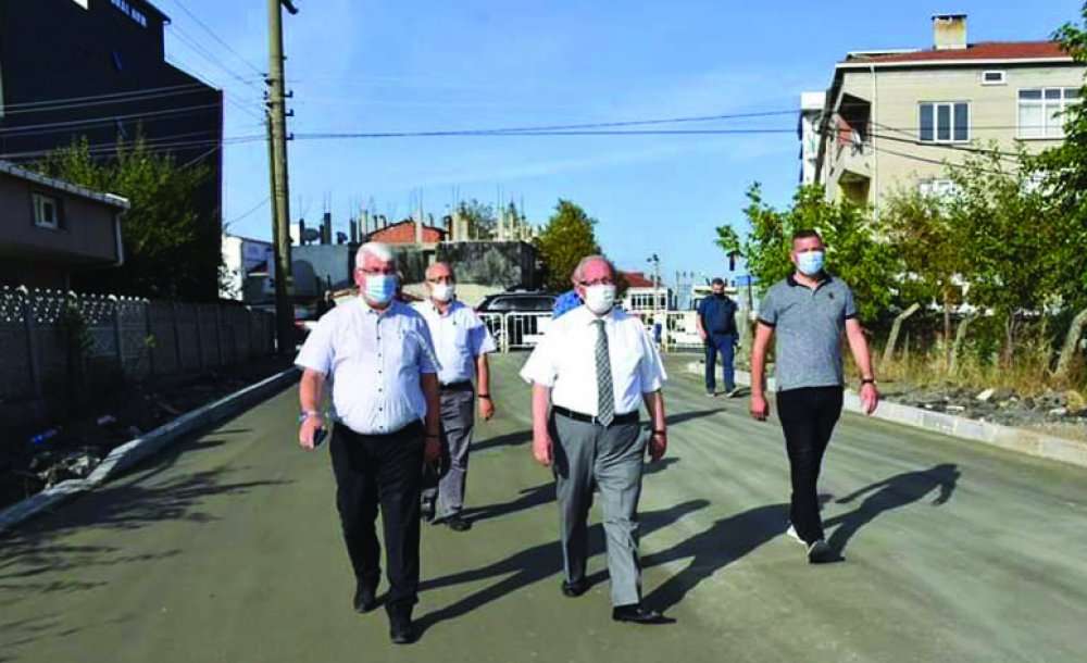 Ergenede Yol Çalışmaları Devam Ediyor