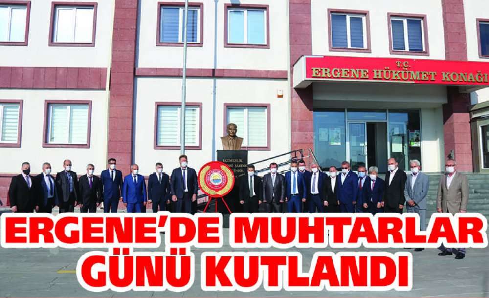 Ergene'de Muhtarlar Günü Kutlandı