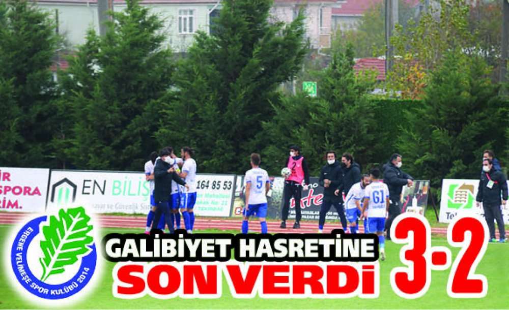 Ergene Velimeşespor Galibiyet Hasretine Son Verdi