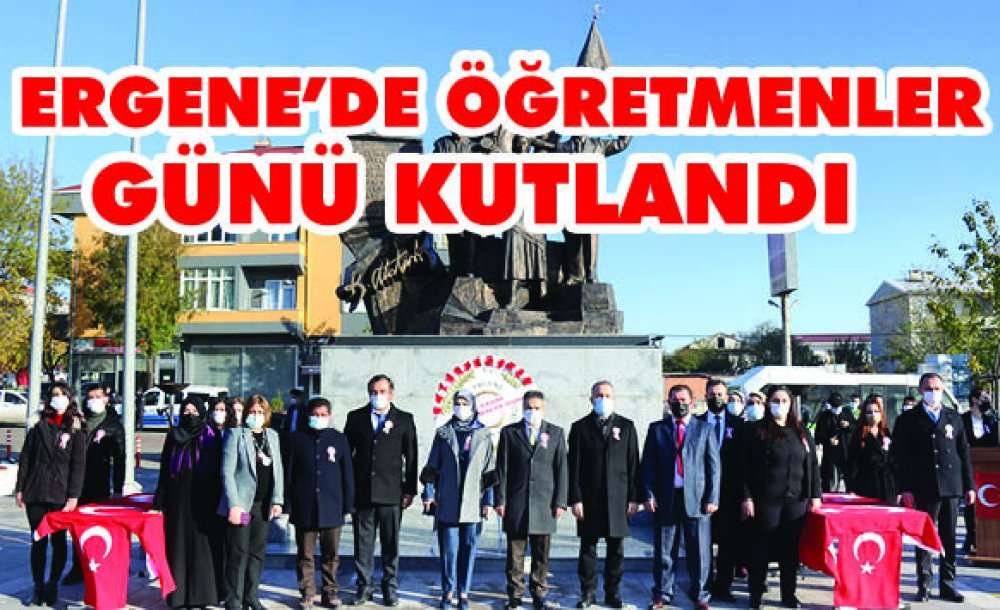 Ergene'de Öğretmenler Günü Kutlandı