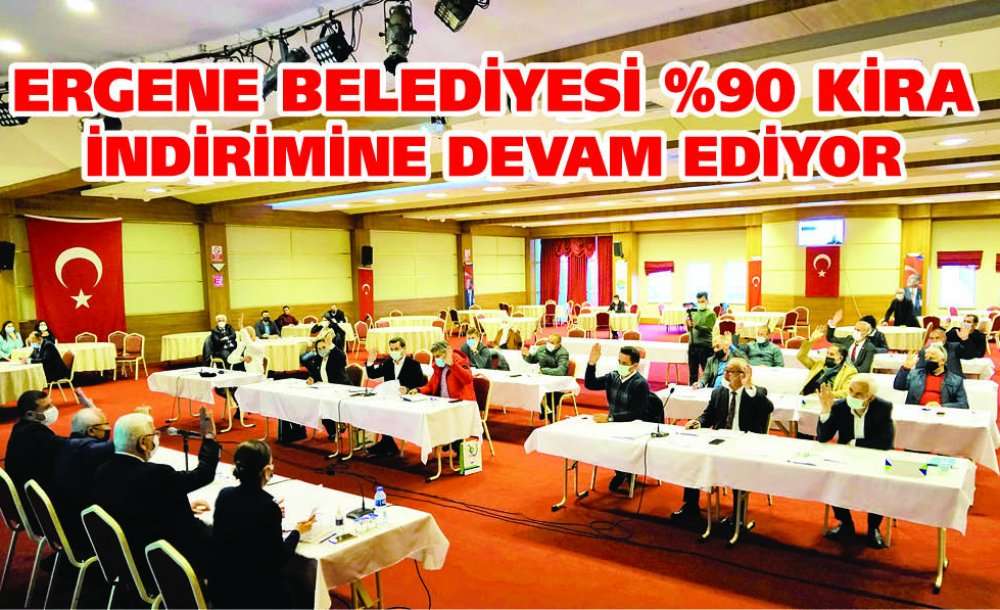 Ergene Belediyesi %90 Kira İndirimine Devam Ediyor