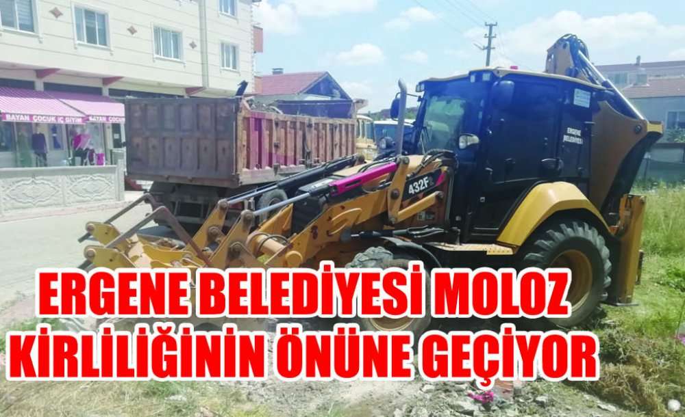 Ergene Belediyesi Moloz Kirliliğinin Önüne Geçiyor