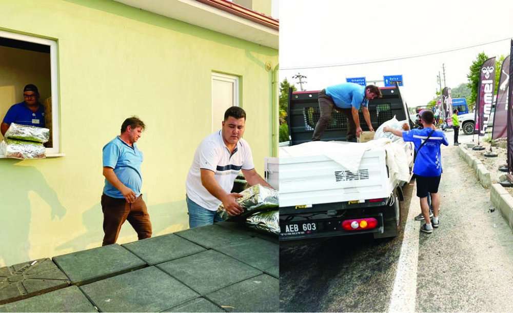 Ergene'nin Marmaris'e Yardımları Devam Ediyor