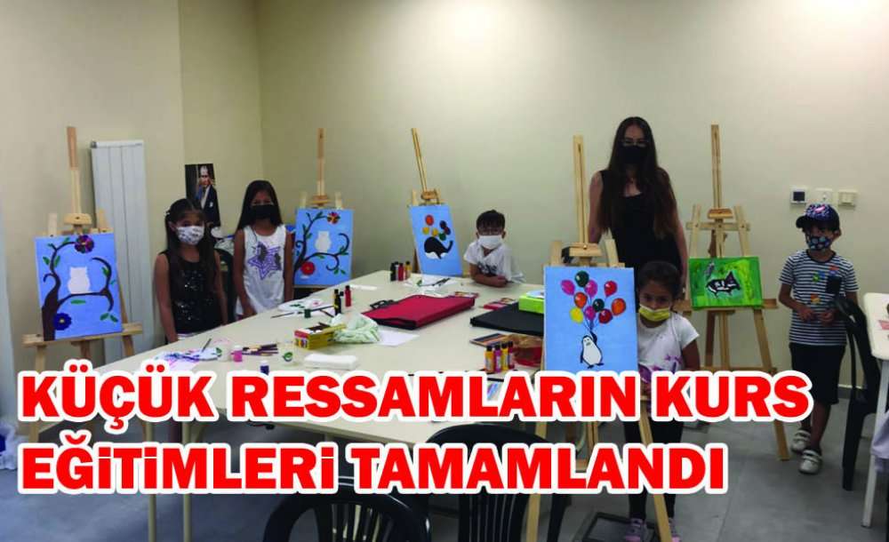 Küçük Ressamların Kurs Eğitimleri Tamamlandı