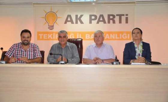 Ak Partili Vekiller Tekirdağ Gündemini Değerlendirdi