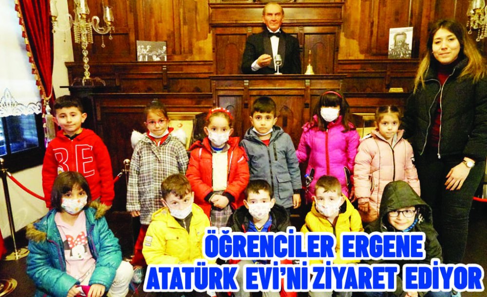 Öğrenciler Ergene Atatürk Evi'ni Ziyaret Ediyor