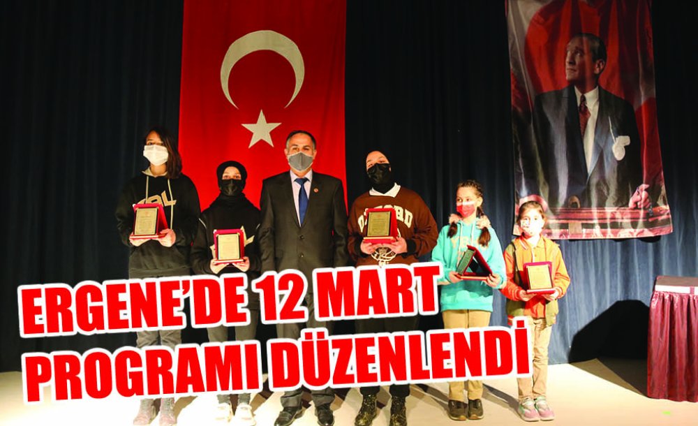 Ergene'de 12 Mart Programı Düzenlendi