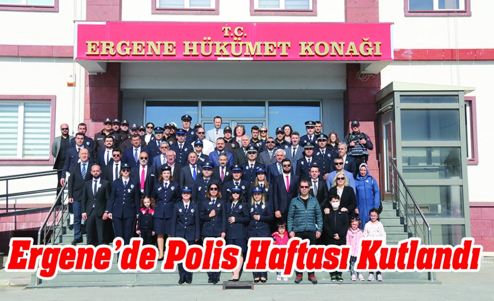 Ergene'de Polis Haftası Kutlandı