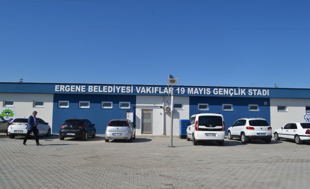 Ergene'de 19 Mayıs Stadı Açıldı