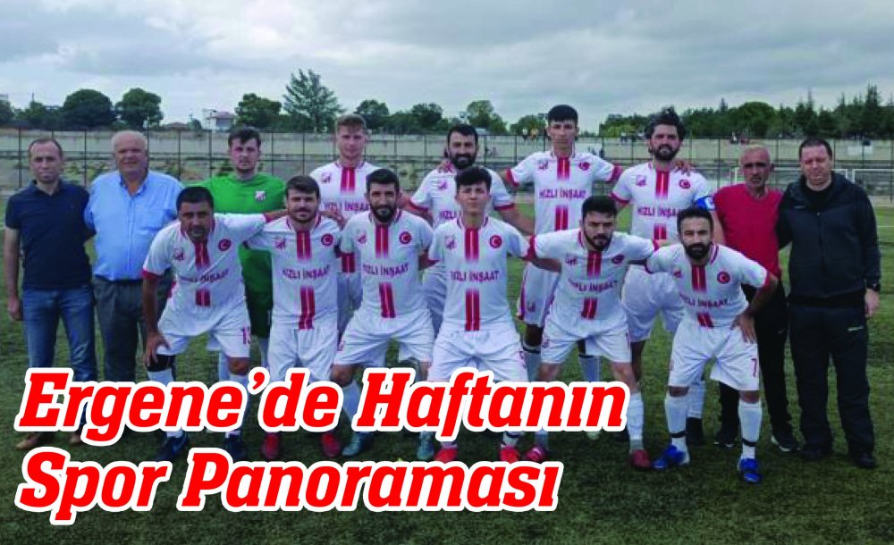 Ergene'de Haftanın Spor Panoraması