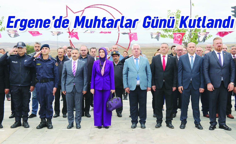 Ergene'de Muhtarlar Günü Kutlandı