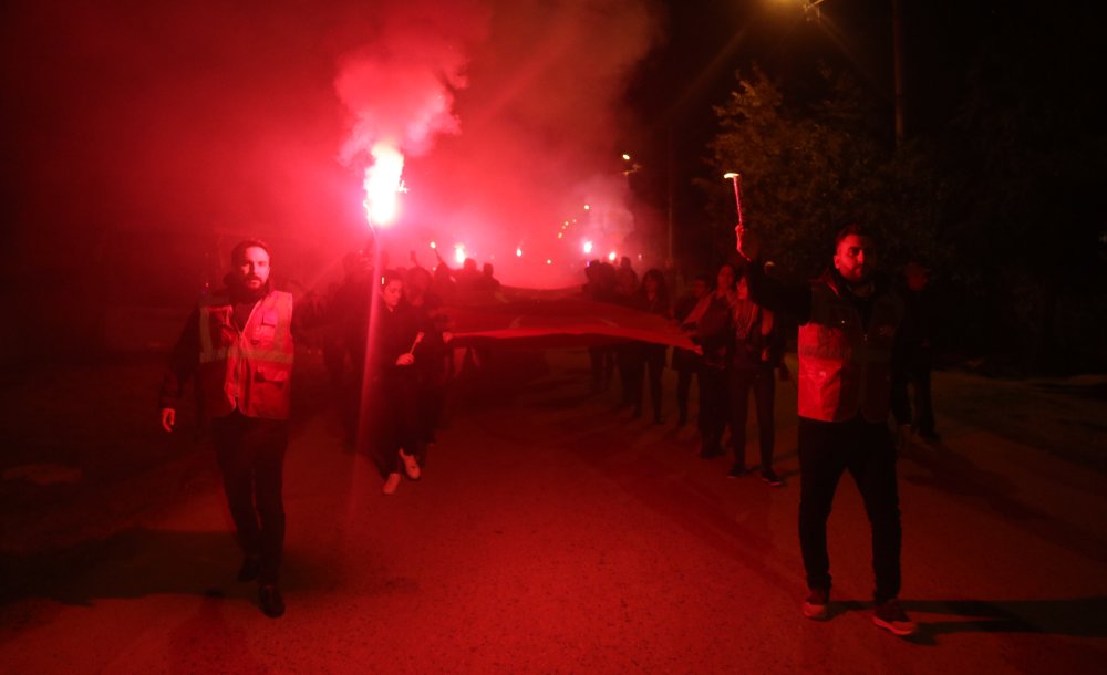 Ergene'de Bayram Coşkusu Fener Alayı İle Taçlandırıldı