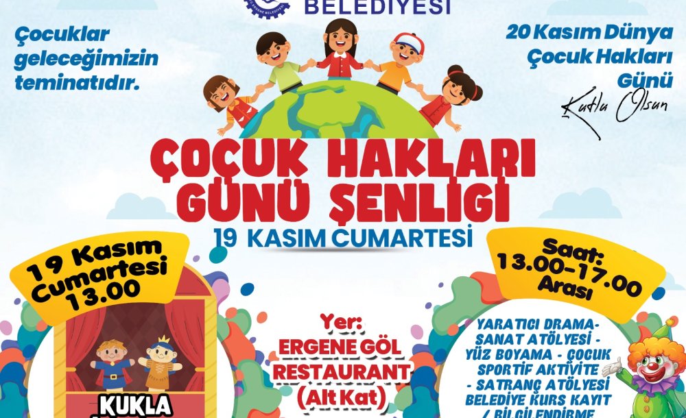 Ergene Belediyesi Çocuklara Özel Şenlik Düzenliyor