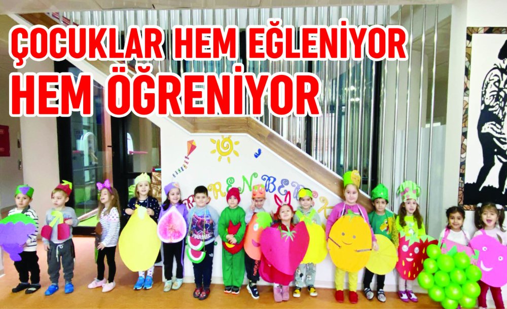 Çocuklar Hem Eğleniyor Hem Öğreniyor